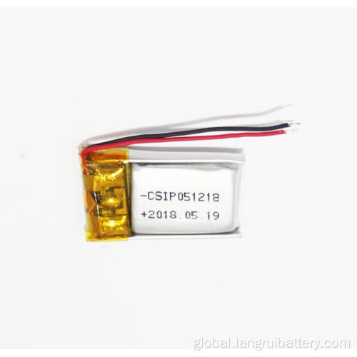 Battery Rechargeable 051218 Lithium Polymer Battery Rechargeable Supplier